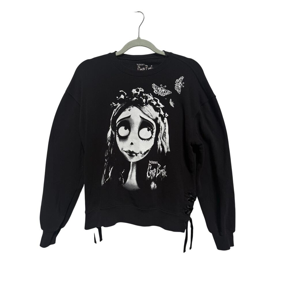 Corpse Bride Sweatshirt Women's Small Tim Burton Emily Spooky Goth